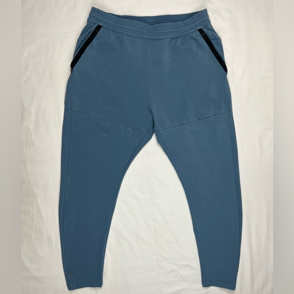 Nike Tech Fleece Mens Tapered Sweatpants Sz Large Blue Performance A6